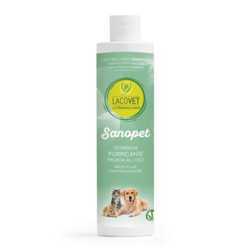 SANOPET - Detersione Purificante pronta all'uso - LACOVET pet beauty&care